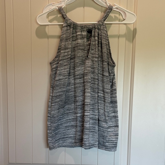 Banana Republic Tops - Banana Republic Striped Gray Tank Top